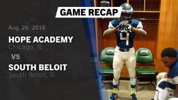 Recap: Hope Academy  vs. South Beloit  2016