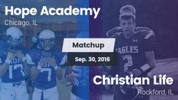 Matchup: Hope Academy vs. Christian Life  2016