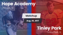 Matchup: Hope Academy vs. Tinley Park  2017