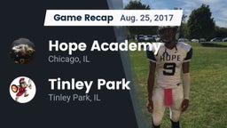 Recap: Hope Academy  vs. Tinley Park  2017
