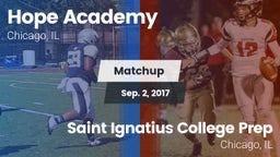 Matchup: Hope Academy vs. Saint Ignatius College Prep 2017