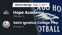 Recap: Hope Academy  vs. Saint Ignatius College Prep 2017