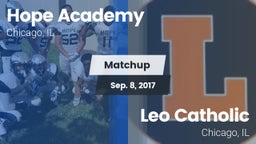 Matchup: Hope Academy vs. Leo Catholic  2017