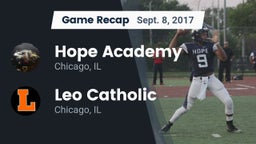 Recap: Hope Academy  vs. Leo Catholic  2017