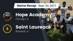 Recap: Hope Academy  vs. Saint Laurence  2017