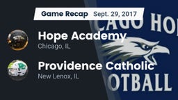 Recap: Hope Academy  vs. Providence Catholic  2017