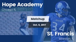 Matchup: Hope Academy vs. St. Francis  2017