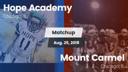 Matchup: Hope Academy vs. Mount Carmel  2018
