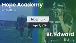 Matchup: Hope Academy vs. St. Edward  2018