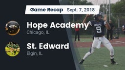 Recap: Hope Academy  vs. St. Edward  2018