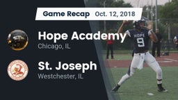 Recap: Hope Academy  vs. St. Joseph  2018