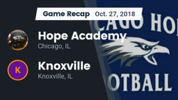 Recap: Hope Academy  vs. Knoxville  2018