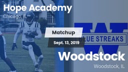 Matchup: Hope Academy vs. Woodstock  2019