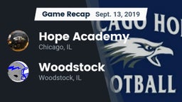 Recap: Hope Academy  vs. Woodstock  2019