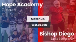 Matchup: Hope Academy vs. Bishop Diego  2019