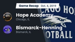Recap: Hope Academy  vs. Bismarck-Henning  2019