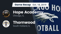 Recap: Hope Academy  vs. Thornwood  2019