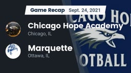 Recap: Chicago Hope Academy  vs. Marquette  2021