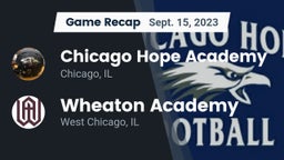 Recap: Chicago Hope Academy  vs. Wheaton Academy  2023