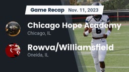 Recap: Chicago Hope Academy  vs. Rowva/Williamsfield  2023