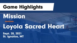 Mission  vs Loyola Sacred Heart  Game Highlights - Sept. 28, 2021