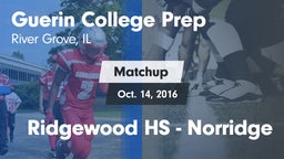 Matchup: Guerin College Prep vs. Ridgewood HS - Norridge 2016