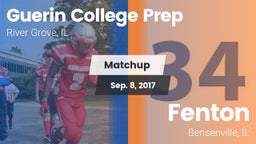 Matchup: Guerin College Prep vs. Fenton  2017