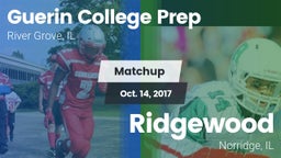 Matchup: Guerin College Prep vs. Ridgewood  2017