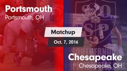 Matchup: Portsmouth vs. Chesapeake  2016