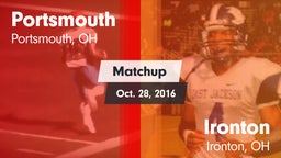 Matchup: Portsmouth vs. Ironton  2016