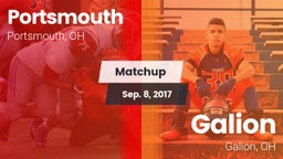 Matchup: Portsmouth vs. Galion  2017