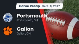 Recap: Portsmouth  vs. Galion  2017