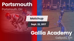 Matchup: Portsmouth vs. Gallia Academy 2017