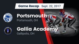 Recap: Portsmouth  vs. Gallia Academy 2017