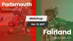 Matchup: Portsmouth vs. Fairland  2017