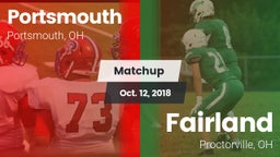 Matchup: Portsmouth vs. Fairland  2018