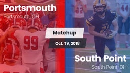 Matchup: Portsmouth vs. South Point  2018
