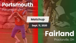 Matchup: Portsmouth vs. Fairland  2020