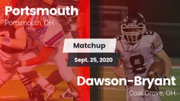 Matchup: Portsmouth vs. Dawson-Bryant  2020