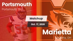 Matchup: Portsmouth vs. Marietta  2020