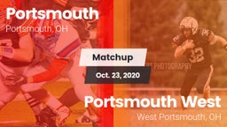 Matchup: Portsmouth vs. Portsmouth West  2020