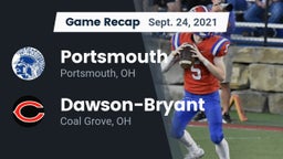 Recap: Portsmouth  vs. Dawson-Bryant  2021