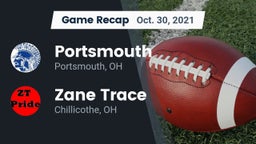 Recap: Portsmouth  vs. Zane Trace  2021