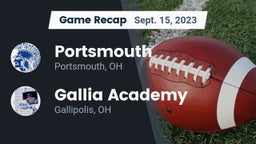 Recap: Portsmouth  vs. Gallia Academy 2023