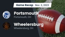 Recap: Portsmouth  vs. Wheelersburg  2023