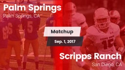 Matchup: Palm Springs High vs. Scripps Ranch  2017