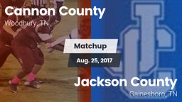 Matchup: Cannon County vs. Jackson County  2017