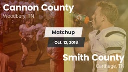 Matchup: Cannon County vs. Smith County  2018