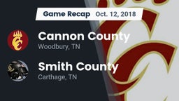 Recap: Cannon County  vs. Smith County  2018