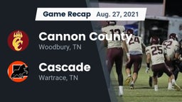 Recap: Cannon County  vs. Cascade  2021